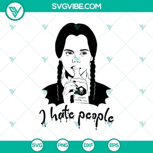 i hate people svg scary svg halloween svg