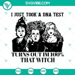Halloween horror SVG design - 100% spooky DNA test results for Halloween decoration.