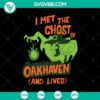 Spooky Halloween SVG design featuring the Ghost of Oakhaven, perfect for horror-themed projects.