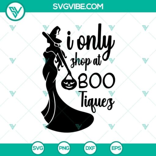 i only shop at boo tiques svg halloween svg horror svg halloween scary svg