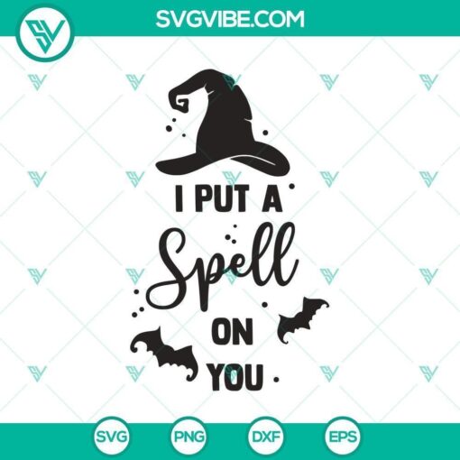 i put a spell on you svg halloween svg boo svg witch svg