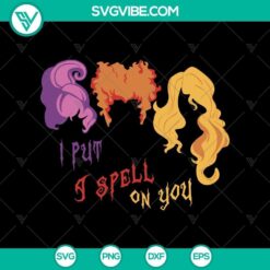 Halloween, Hocus Pocus SVG, SVG Files, I Put Smell on You SVG, Horror SVG, 17