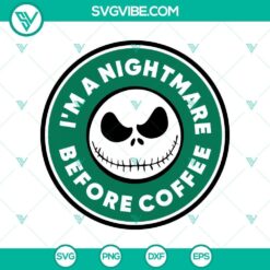 Halloween, SVG Files, The Nightmare Before Christmas SVG, I’m A Nightmare 20