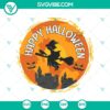 Halloween-themed SVG design featuring "I'm His Witch" text and a witch hat. Perfect for spooky projects.