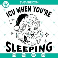 ICU When You’re Sleeping SVG DXF EPS PNG Files