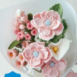 PDF Pattern for Pink Anemone “The Bride” Bouquet 8