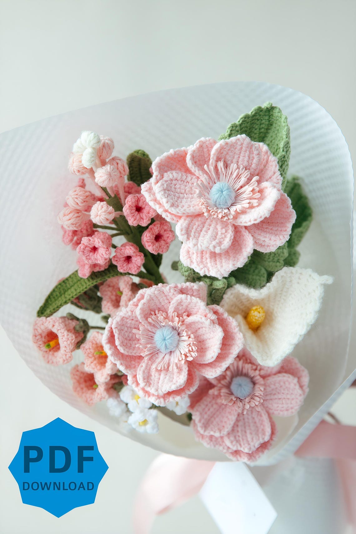 il_1140xN.6587391882_szsj PDF Pattern for Pink Anemone “The Bride” Bouquet 4