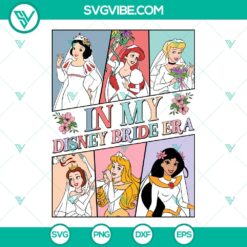 In My Disney Bride Era SVG | Magical Wedding Cut Files