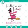 October themed SVG design with text "In October We Wear Pink", "Halloween", "Scary", and "Oct 31". Perfect for holiday crafting projects.