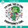 Inside Out 2 Disgust Christmas Everything Is Fine SVG | Pixar Funny Cut Files 3