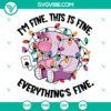 Inside Out 2 Embarrassment Christmas Everything Is Fine SVG | Pixar Holiday Cut Files 3