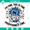 Inside Out 2 Sadness Christmas Everything Is Fine SVG | Disney Holiday Cut Files 3