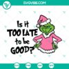 Grinch SVG DXF EPS PNG files for holiday crafts with whimsical design. Perfect for Christmas projects.