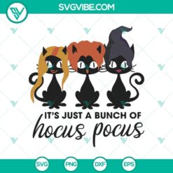 Halloween, Hocus Pocus SVG, SVG Files, Its Just a Bunch of Hocus Pocus SVG, 5