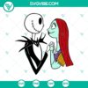 Jack and Sally handgrip SVG with Jack Skellington from Nightmare Before Christmas & Halloween theme.
