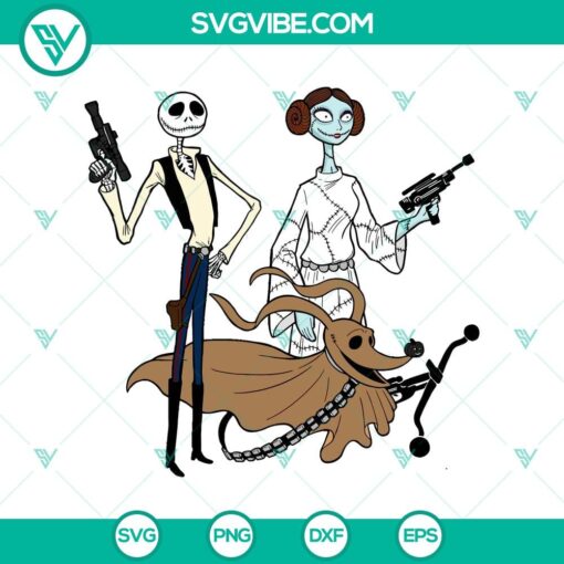 jack and sally have the gun svg the terrorist squad svg halloween svg