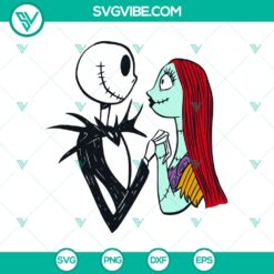 Halloween, SVG Files, The Nightmare Before Christmas SVG, Jack And Sally In 5