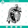 Jack and Sally in the Mirror SVG design inspired by The Nightmare Before Christmas, Halloween-themed graphic.