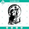 Jack and Sally SVG design inspired by The Nightmare Before Christmas, ideal for Halloween projects.