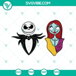 Halloween, SVG Files, The Nightmare Before Christmas SVG, Jack And Sally Wife 10