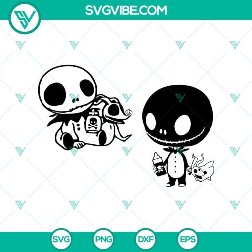 jack and zero ghost svg the nightmare before christmas svg halloween movie svg