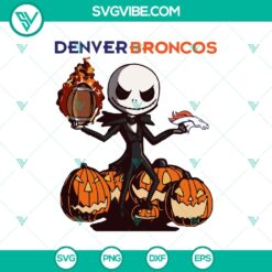 Halloween, Sport SVG, SVG Files, Jack Denver Broncos SVG, Jack Sports Pumpkin 13