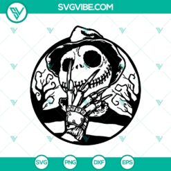 Halloween, SVG Files, The Nightmare Before Christmas SVG, Jack Freddy SVG, Jack 23