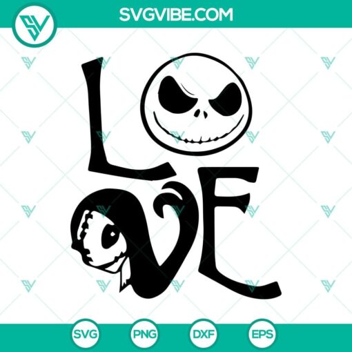 jack love sally svg the nightmare before christmas svg halloween svg