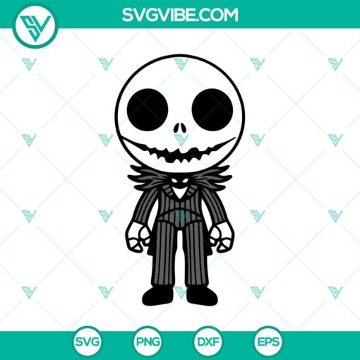 jack skellington chibi svg jack nightmare before christmas svg jack skellington scary svg