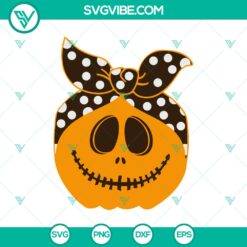 Halloween, SVG Files, The Nightmare Before Christmas SVG, Jack Skellington Face 2