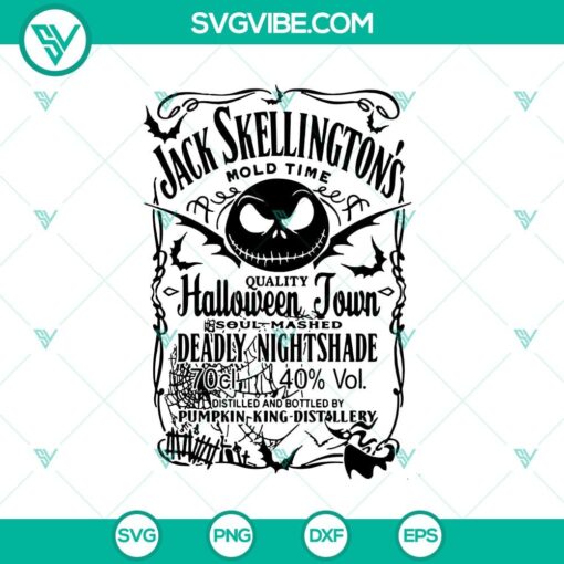 jack skellington mold time svg halloween town svg deadly nightshade svg