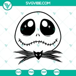 Halloween, SVG Files, The Nightmare Before Christmas SVG, Jack Skellington Sad 14