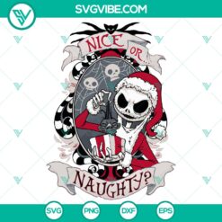 Jack Skellington Santa Claus SVG DXF EPS PNG Files