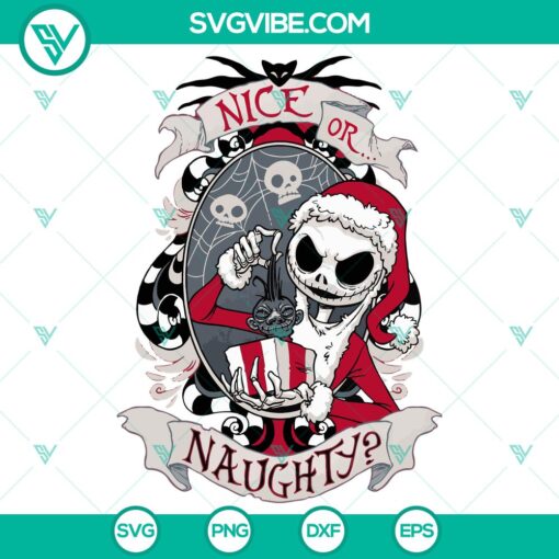 jack skellington santa claus svg dxf eps png files