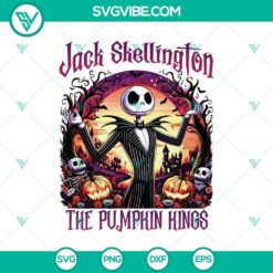 Jack The Pumpkin King Sublimation, Halloween SVG File, Halloween Cricut &amp; Silhouette Designs