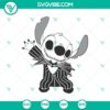 Jack Skellington and Stitch mashup design for Halloween, featuring a funny and creative SVG.