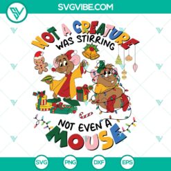 Jaq and Gus Disney Christmas SVG | Fairy Tale Holiday Cut Files