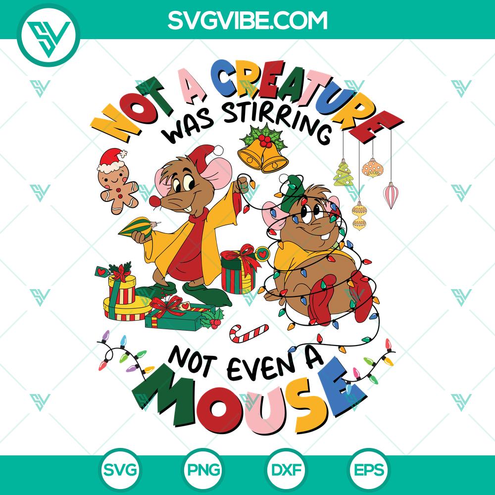 Jaq and Gus Disney Christmas SVG | Fairy Tale Holiday Cut Files Jaq and Gus Disney Christmas SVG featuring fairy tale holiday cut files, perfect for festive crafting projects.