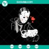 Jason Voorhees with Crocs, Horror Halloween SVG with scary elements, perfect for spooky crafting projects.