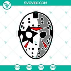 Jason Rock SVG, Jason Voorhees Mask SVG, Horror Movie SVG