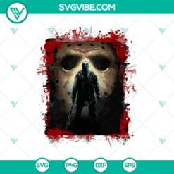 Jason Voorhees Killer SVG, Horror Characters SVG, Halloween Horror SVG