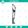 Jason Voorhees knife SVG, horror characters SVG, Halloween themed design featuring iconic movie character weapon in digital format.