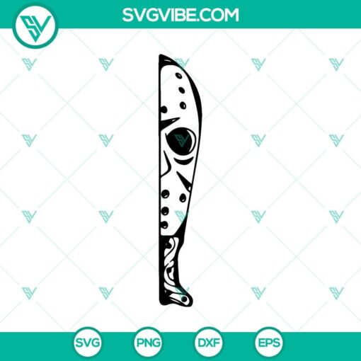 jason voorhees knife svg horror characters svg halloween svg