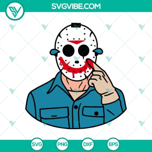 jason voorhees smile svg jason voorhees horror svg halloween svg