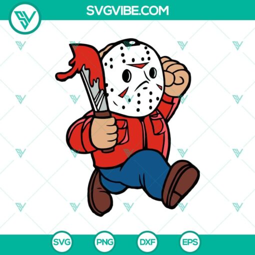 jason voorhees svg horror character svg halloween horror movie svg