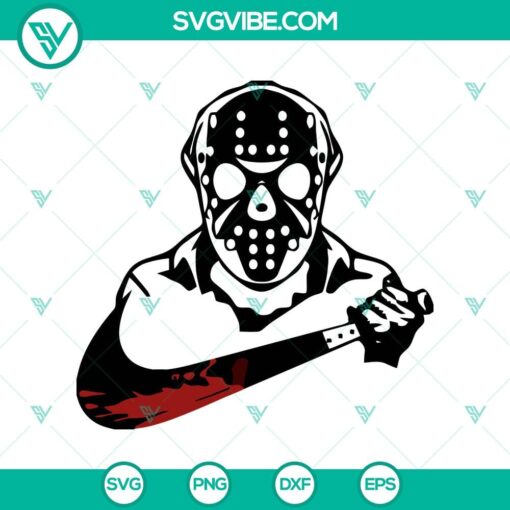 jason voorhees take nike knife svg jason voorhees svg horror characters svg