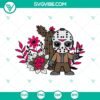Jason Voorhees with cactus design in SVG format for Halloween, Horror theme. Great for crafting and spooky projects.
