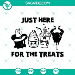 Halloween, SVG Files, Walt Disney SVG, Just Here For The Treats SVG, Disney 18