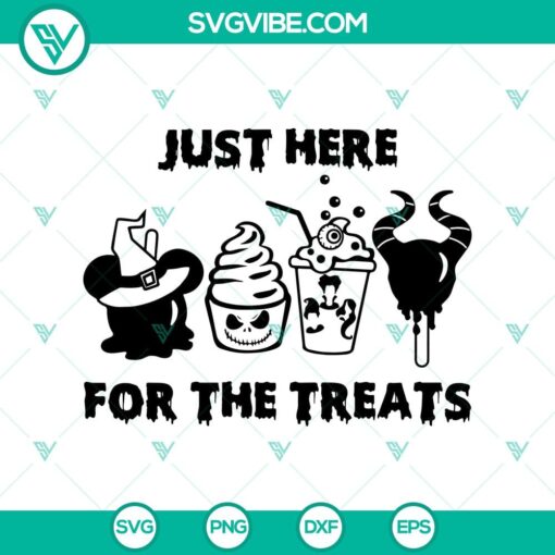 just here for the treats svg disney snack svg disney halloween svg