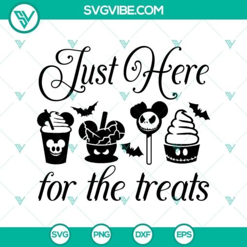 just here for the treats svg scary svg halloween svg